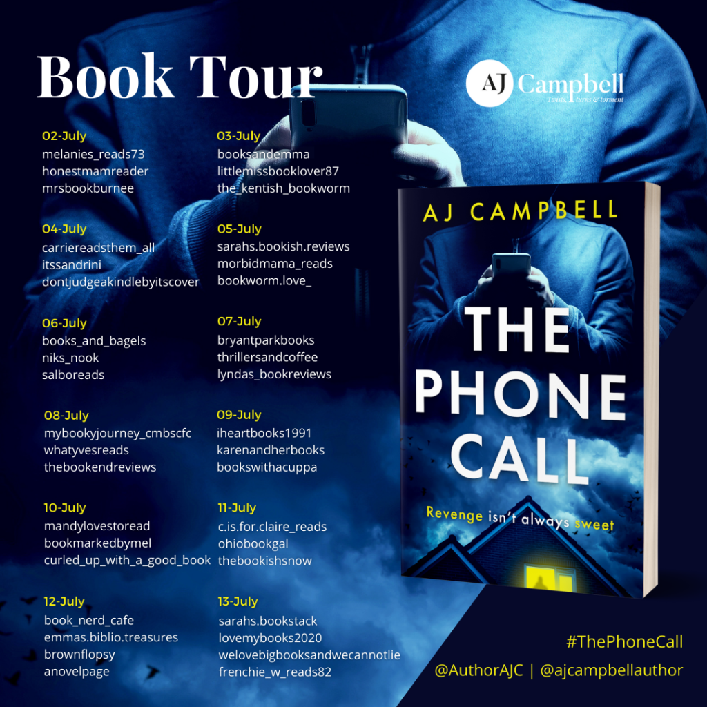 BLOG TOUR REVIEW: The Phone Call by AJ Campbell @AuthorAJC